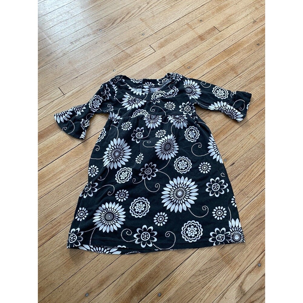 EUC Carter’s Girl 5 Dress | Black And White Casual 3/4 Length Sleeve